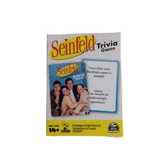 Seinfeld NEW Trivia Game 53 Cards -Spin Master Games -Mini Travel Game